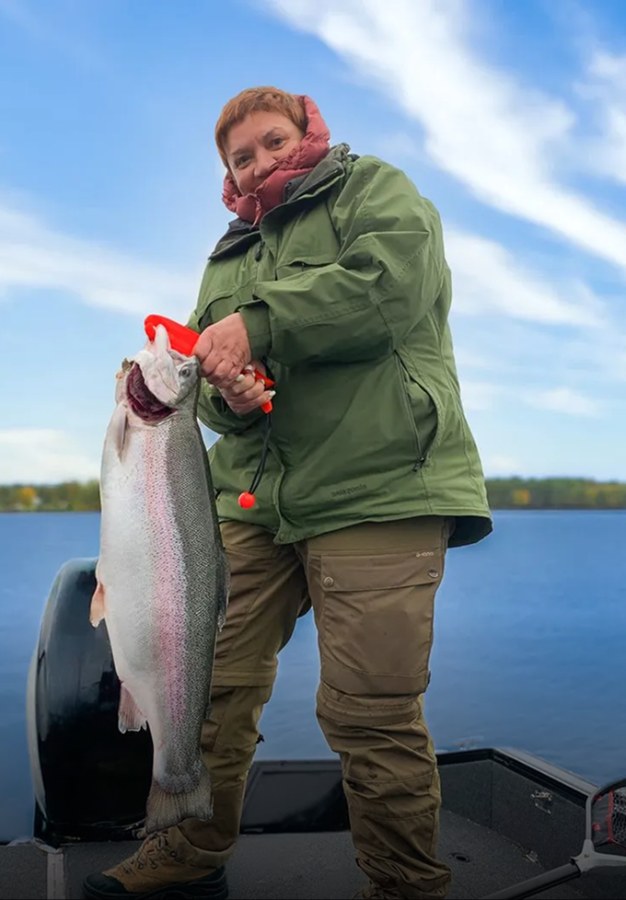 Rainbow Trout in the waters of Lapla Fishing